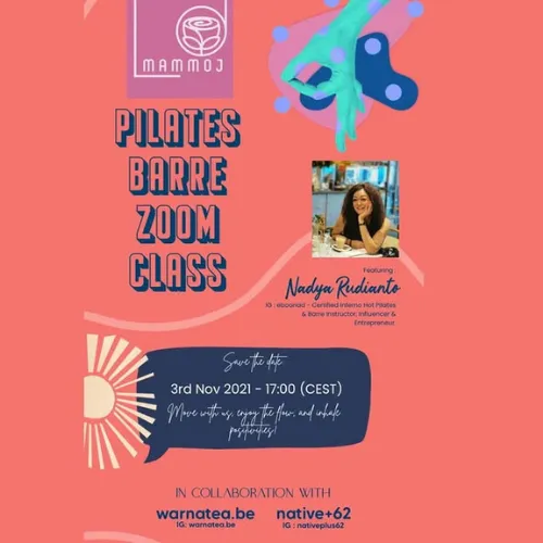 HIIT Pilates historical breakfast event artwork